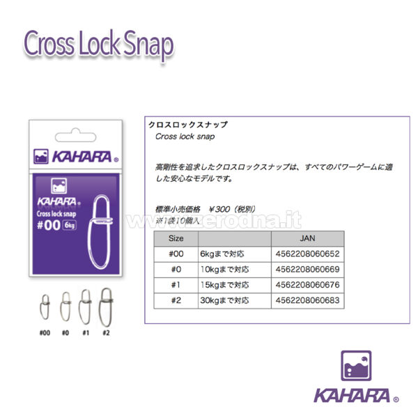Kahara Cross Lock Snap