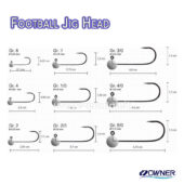 Owner Football Jig Head