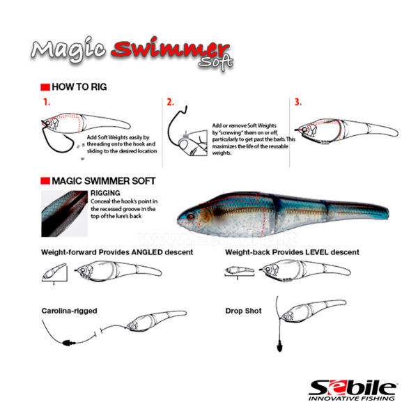 Sebile Magic Swimmer Soft