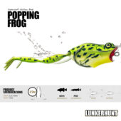 Lunker Popping Frog