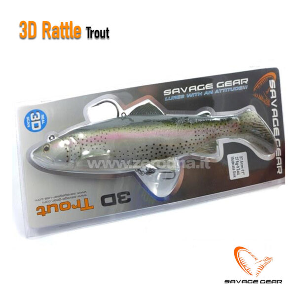Savage Gear 3D Trout Rattle Shad