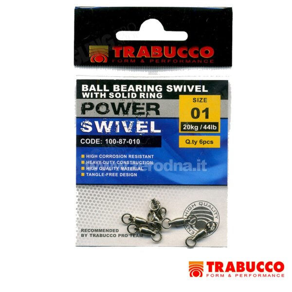 Trabucco Ball Bearing Swivel Solid Ring
