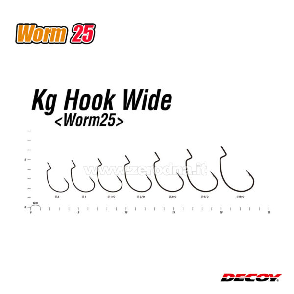 Decoy Kg Wide Hook Worm 25