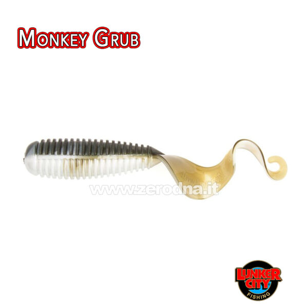Lunker City Monkey Grub - Arkansas Shiner