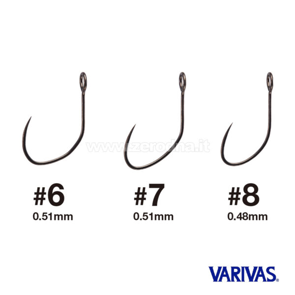 Varivas Canvas Tournament Hook Value Pack 55 pcs