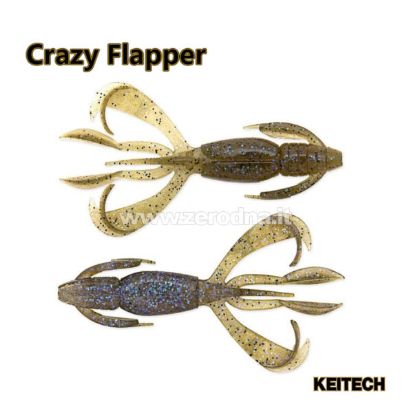 Keitech Crazy Flapper - Elettric Green Craw