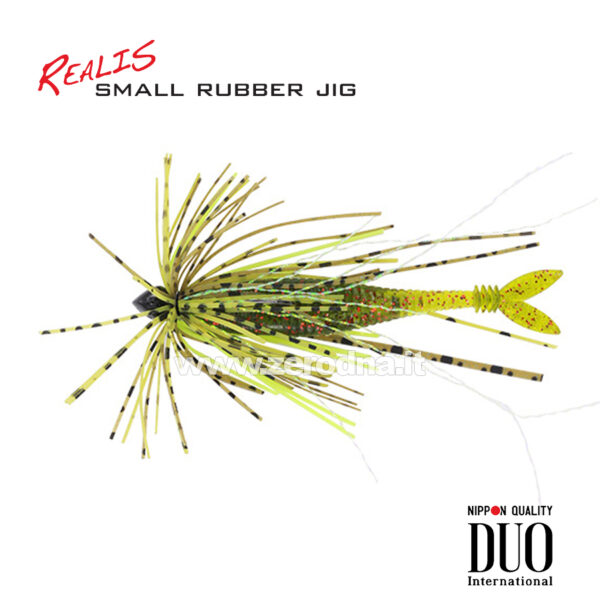 Duo Small Rubber Jig - Green Pumpkin Chart