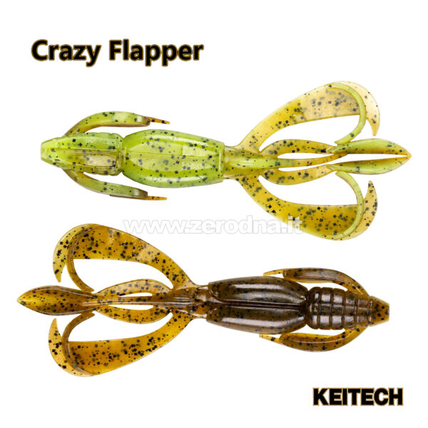 Keitech Crazy Flapper - K401-Green Pumpik PP Chart