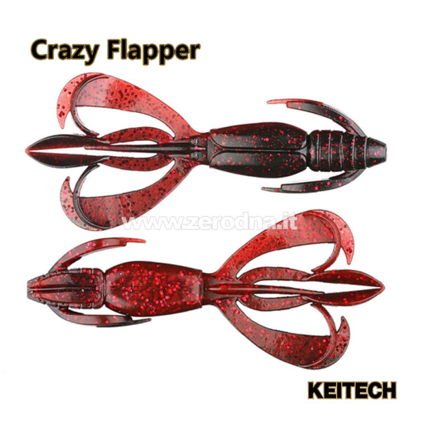 Keitech Crazy Flapper - K411-Black Cherry
