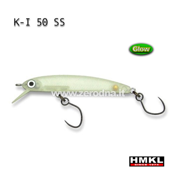 Hmkl K-I Minnow 50 SS - Matte Clear Half Glow
