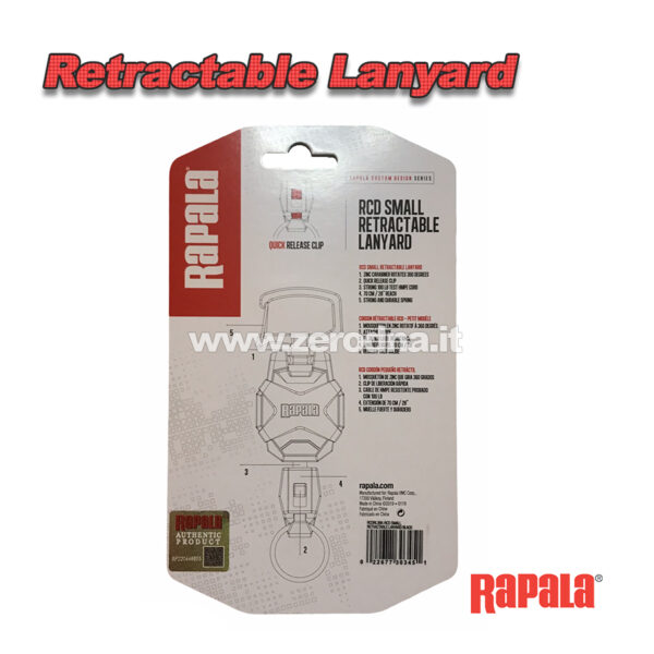 Rapala Rcd Small Retractable Lanyard