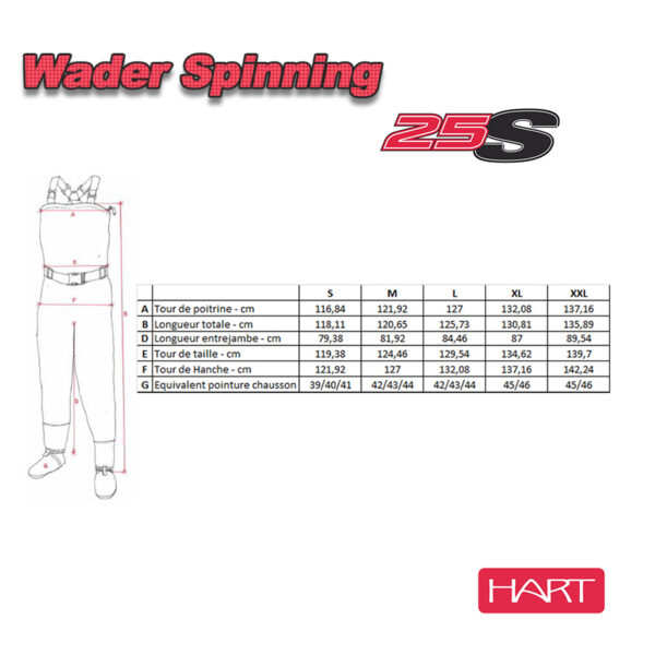 Hart Wader 25 S Spinning
