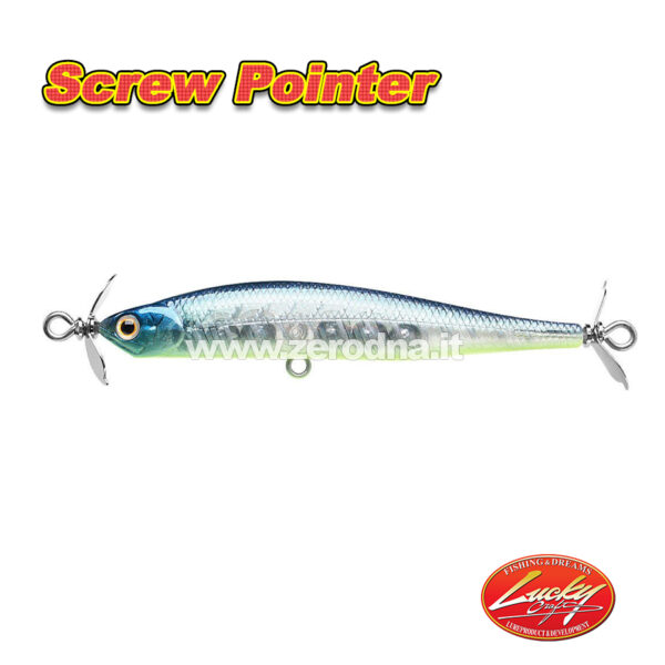 Lucky Craft Screw Pointer - Bone Pro Blue