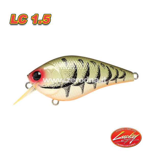 Lucky Craft LC 1.5 Shallow Crank - Crazy Green Craw