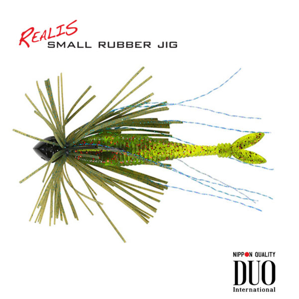 Duo Small Rubber Jig - Green Blue