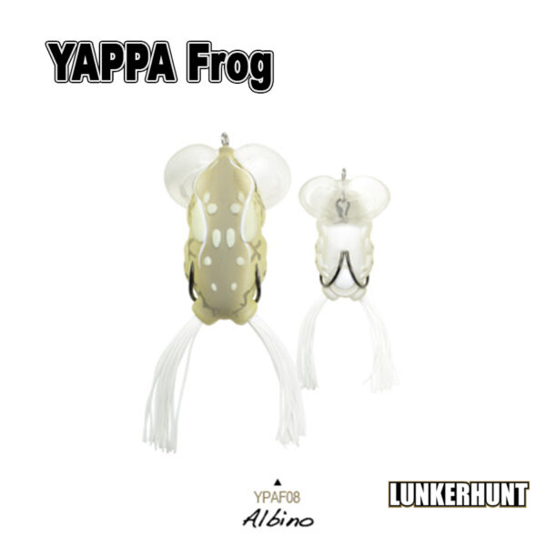 Lunkerhunt Yappa Frog - Albino
