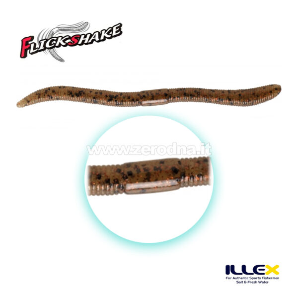 Illex Flick Shake - Ebimiso Red Flake