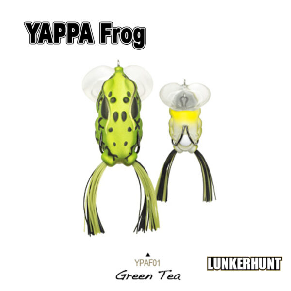 Lunkerhunt Yappa Frog - Green Tea