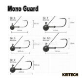Keitech Tungsten Mono Guard Jig Head