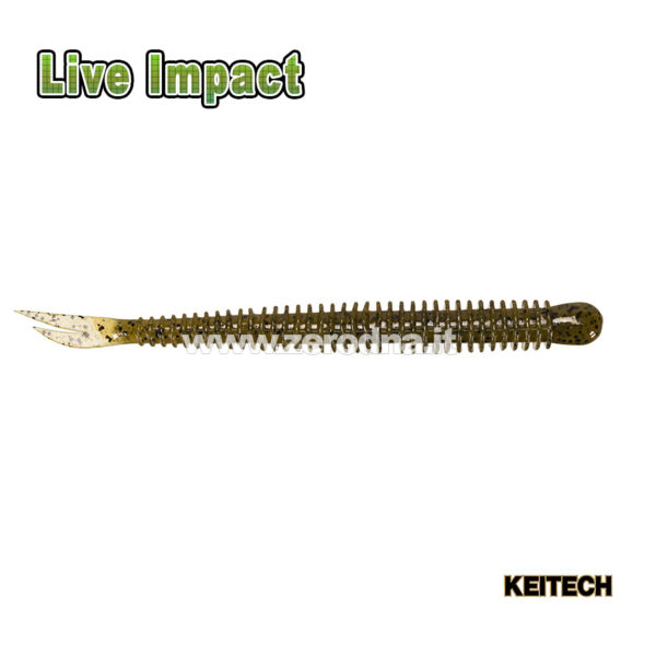 Keitech Live Impact - K101-Green Pumpkin PP