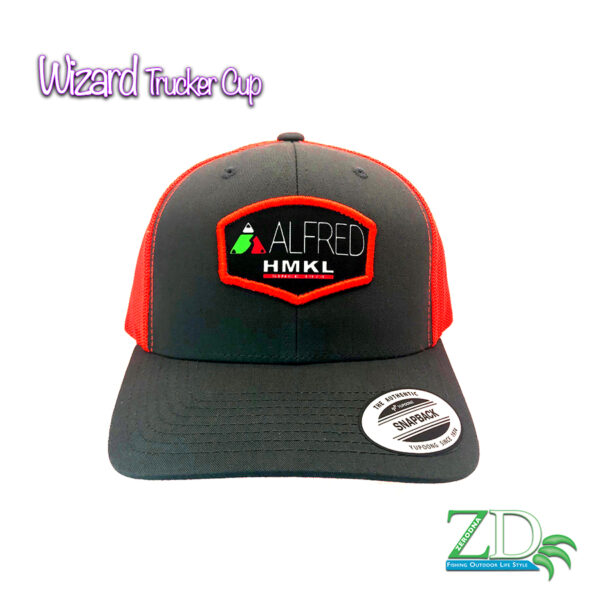 Wizard Trucker Cap - Grey Orange
