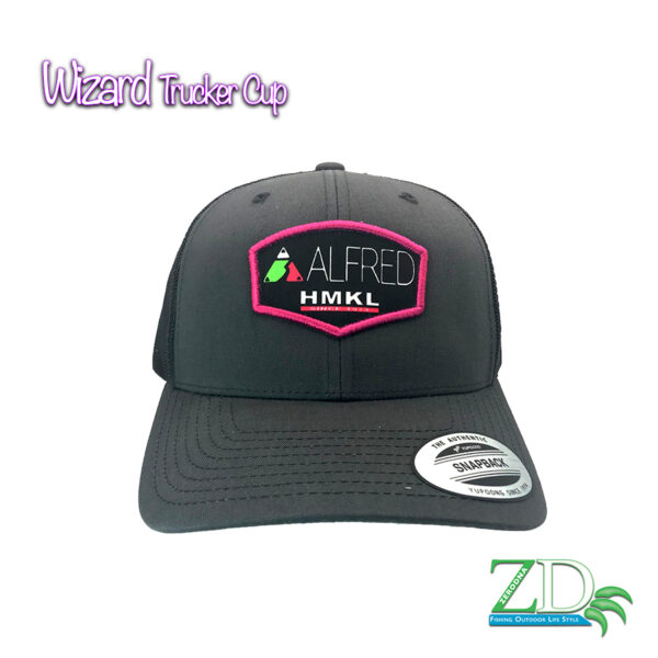 Wizard Trucker Cap - Grey Pink