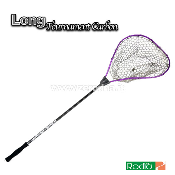 Rodio Craft Long Tournament Carbon Rubber Landing Net