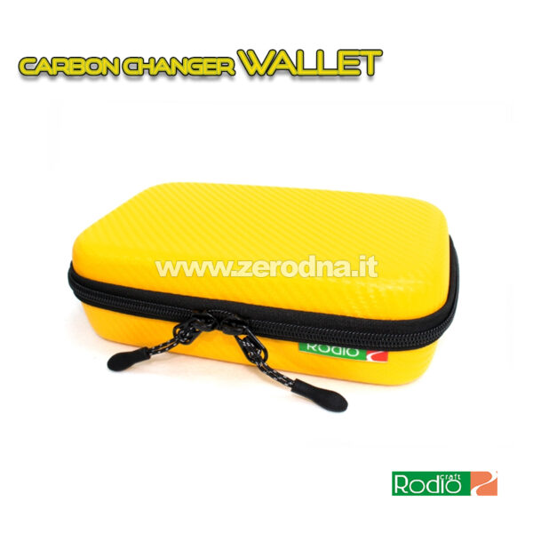 Rodio Craft Carbon Changer Wallet - Yellow / Gold