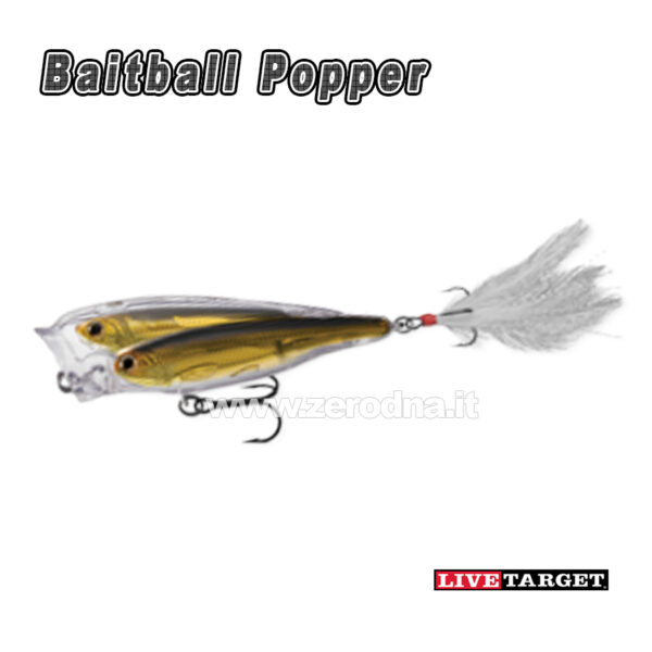 Livetarget Glass Minnow Baitball Popper