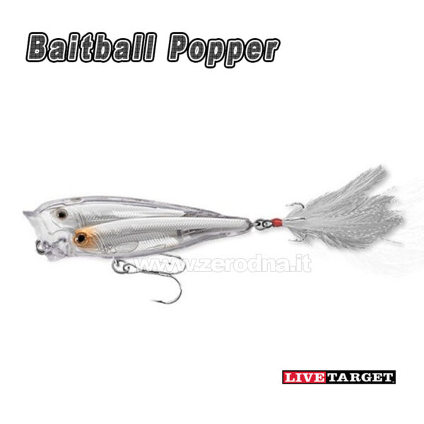 Livetarget Glass Minnow Baitball Popper