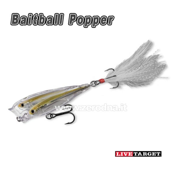 Livetarget Glass Minnow Baitball Popper