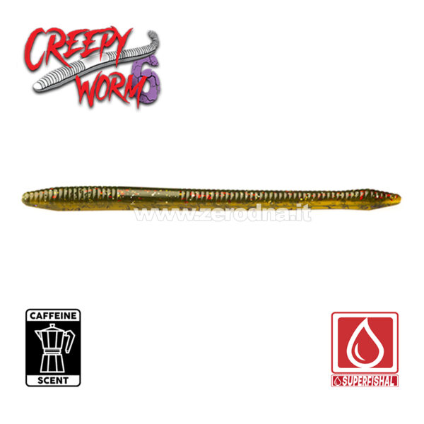 SuperFishal Creepy Worm - Green Pumpkin Candy