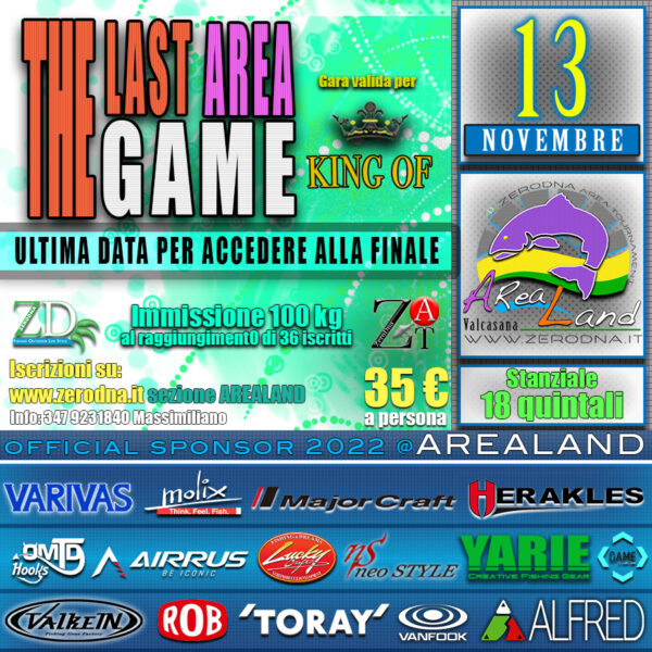 THE LAST AREA GAME - 13 NOVEMBRE