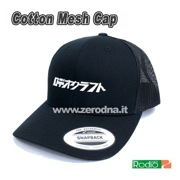 Rodio Craft Cotton Mesh Cap - Black