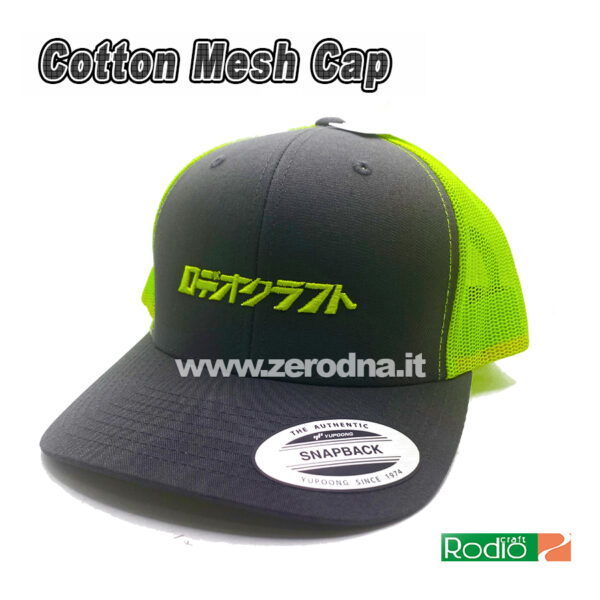 Rodio Craft Cotton Mesh Cap - Neon Green
