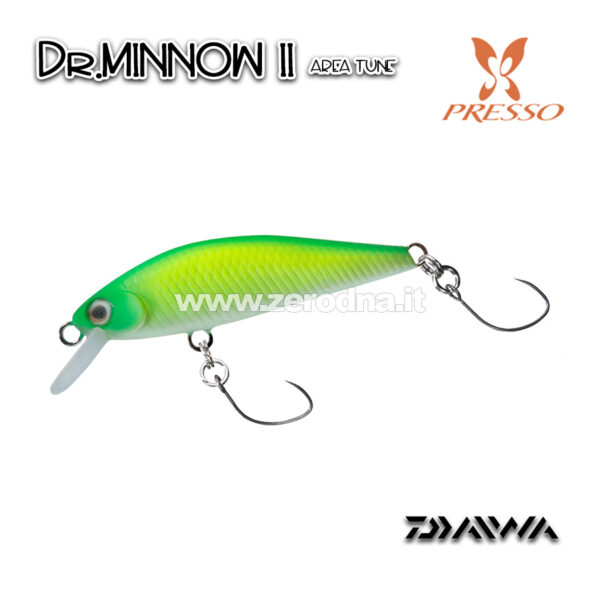 Daiwa Presso Dr. Minnow II Area Tune - Mat Chart