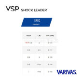 Varivas Super Trout Area Master Limited Shock Leader VSP Fluorocarbon 2023