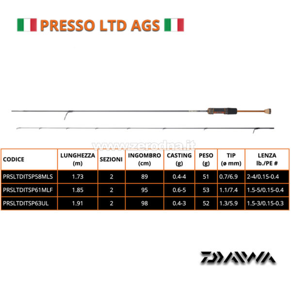 Daiwa Presso Ltd Ags Italian Special